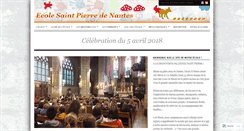 Desktop Screenshot of ecolesaintpierredenantes.com