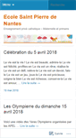 Mobile Screenshot of ecolesaintpierredenantes.com